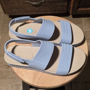 Reef Women's Sandals in Light Blue and Beige